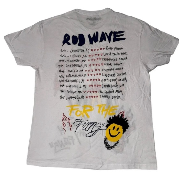 Rod Wave “For The Fans Tour” T shirt - Picture 2 of 2